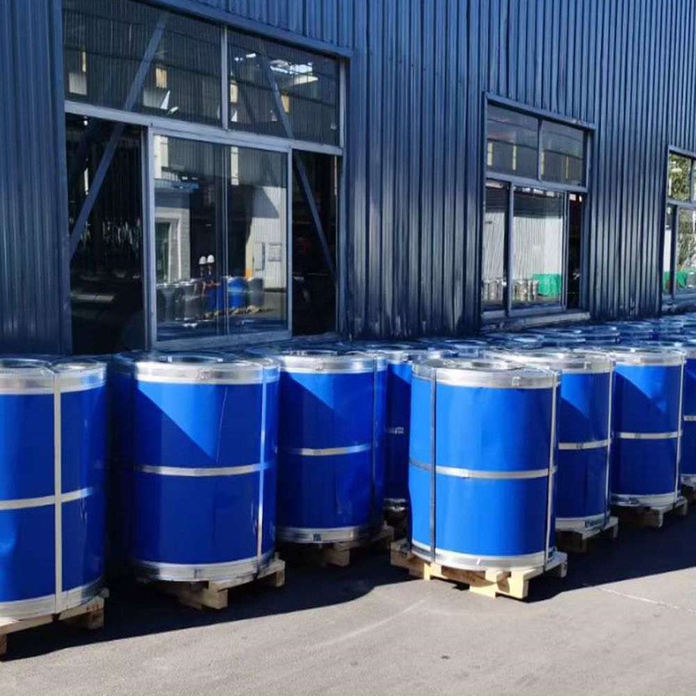 Bobine d'acier Galvalume prépeinte PPGL, usine chinoise 0.13-2.5mm 215-275g