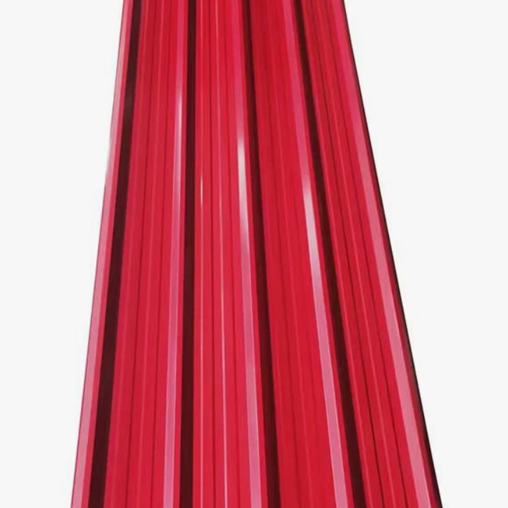 Panneau de feuille de toiture PPGL panneau de toit en acier ondulé panneau de toit ondulé de 16 pieds